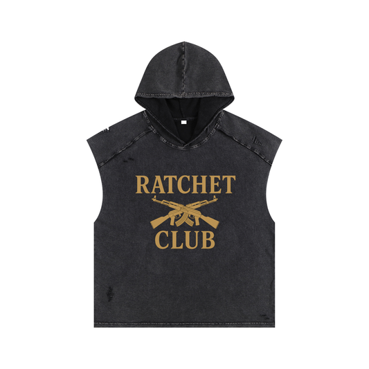 Ratchet Club Cutoff Hoodie